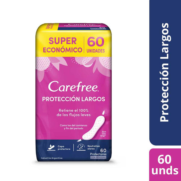 60-Pack of Carefree Darios Protectors: Up to 12 Hours of Long-Lasting Protection