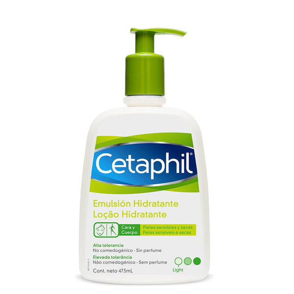 Cethapil Moisturizing Emulsion (473Ml / 15.99Fl Oz) - Hydrates Skin for 96hrs, Non-Greasy, Ideal for All Ages