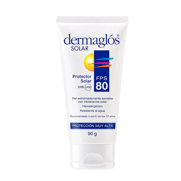 Dermaglos Solar SPF 80 Cream (90Gr/3.17Oz): UVA/UVB Protection, Non-Greasy, Water-Resistant & More