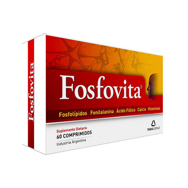 Fosfovita Attention Memory Improvement Supplement- 60 Tablets -: Natural, Plant-Based Ingredients for Improved Concentration & Cognitive Function