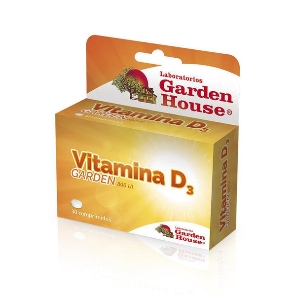 Garden House Vitamin D3 (30 Ea.) - Gluten-Free, Non-GMO, Dairy-Free, Soy-Free Vegetarian Tablets