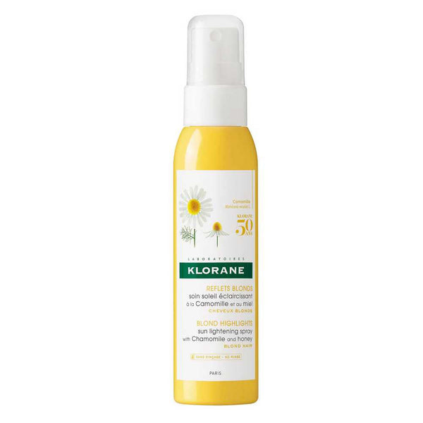 Klorane Chamomile Leave-In Spray (125ml/4.22fl oz) : Natural Brightening Formula with No Ammonia or Hydrogen Peroxide