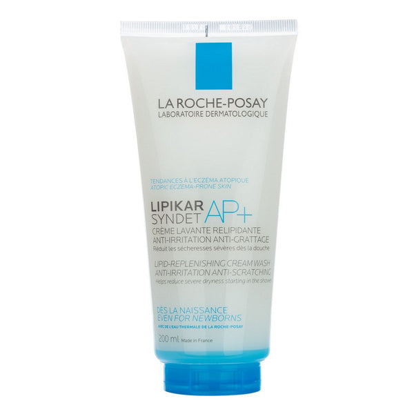 La Roche Posay Lipikar Syndet Ap+ (200Ml/6.76Fl Oz) 24-Hour Moisturizing, Soothing, Hypoallergenic and Non-Comedogenic for Babies, Children and Adults
