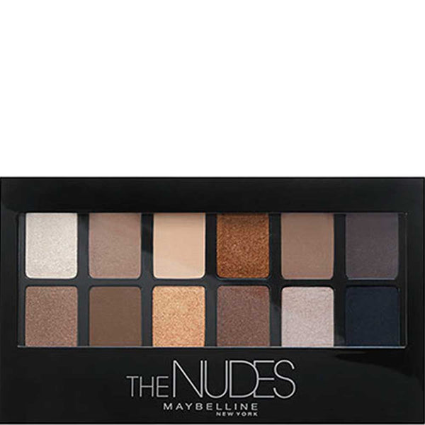 Maybelline Eye Shadow Palette The Nudes: 9.6Gr/0.32Oz of Highly Pigmented, Long-Lasting, Easy to Blend Colors