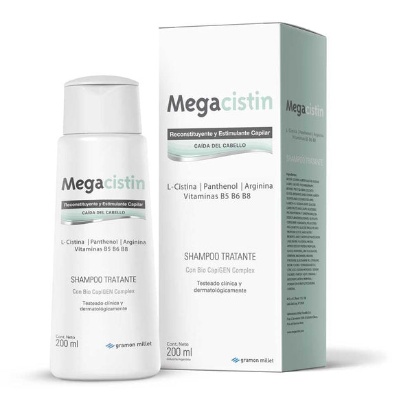 Megacistin Treating Shampoo with Bio Capigen Complex: The Ultimate Solution for Hair Care and to Treat Hair Problems (200ml / 6.76fl oz)