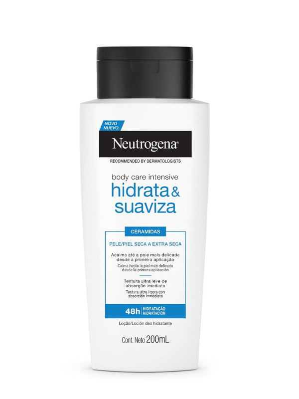 Neutrogena Body Care Moisturizer: Hydrate and Soften Skin with Vitamin E, Glycerin, Sunflower Seed Oil & Shea Butter (200ml/6.76fl oz)