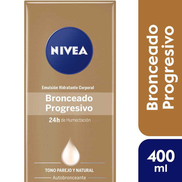 Nivea Body Bronzer Moisturizing Emulsion for Even Tanning - 400ml / 13.52fl Oz