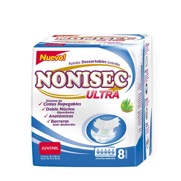 Nonisec Juvenile Disposable Diapers Nonisec (8 Units)
