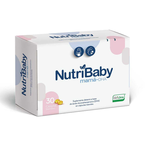 Nutribaby Mom DHA Dietary Supplement: 100% Daily Recommendation of DHA for Pregnant and Nursing Moms (30 Tablets)
