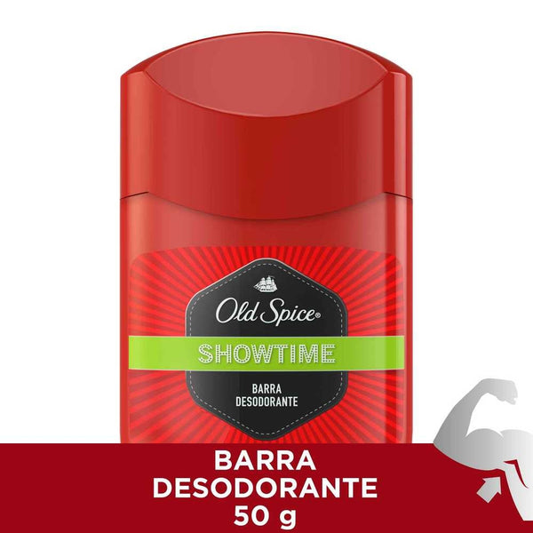 Old Spice Showtime Bar Deodorant 50Gr/1.69Oz: Long-lasting Odor Protection, Fresh Scent, Natural Ingredients