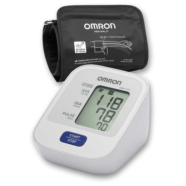 Omron Hem-7120 Digital Arm Blood Pressure Monitor with Memory for up to 60 Readings, Clinically Validated for Accuracy