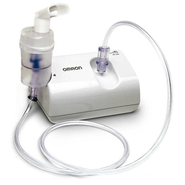 Omron NE-C801 Rechargeable Piston Nebulizer: Lightweight, Low Noise, High Performance & Long Lasting