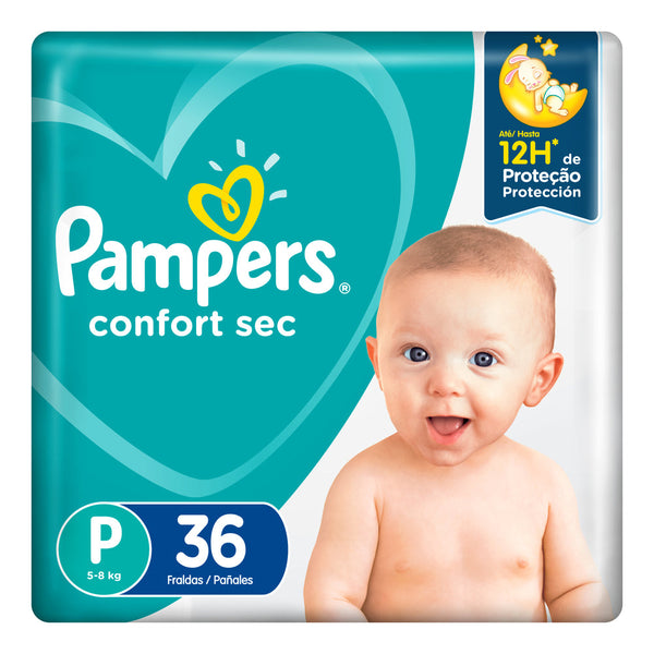 Pampers Confort Sec Max P: Maximum Protection, Breathable Comfort & Triple-Layer Protection for 36 Units