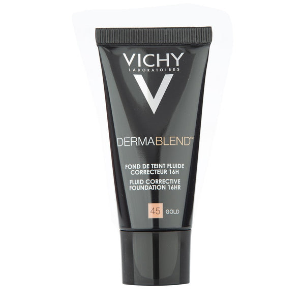Vichy Dermablend Gold Foundation 30Ml/1.01Fl Oz - Ultra Matte Finish, High Coverage & Long-lasting 16 Hours