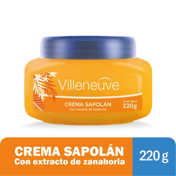Villeneuve Sapolan Cream: Natural & Organic Moisturizer for All Skin Types (220G / 7.76Oz)